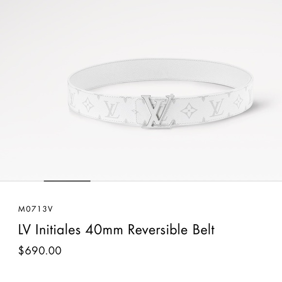Louis Vuitton lv reversible belt mens - Picture 1 of 12